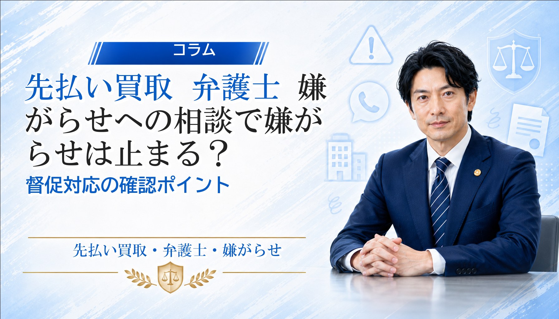 先払い買取 弁護士 嫌がらせへの相談で嫌がらせは止まる？督促対応の確認ポイント