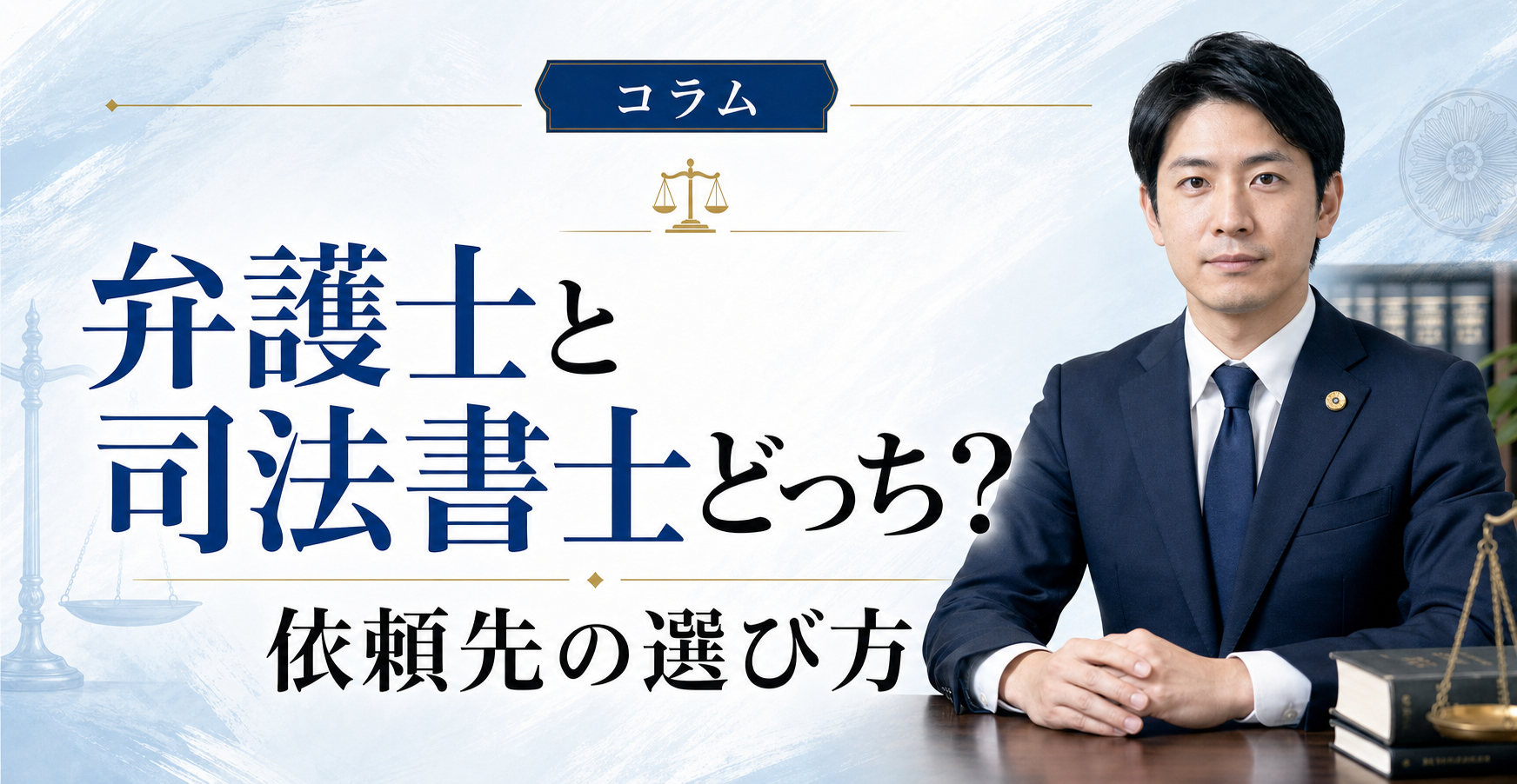 先払い買取は司法書士と弁護士どっちに相談すべき？依頼先の選び方