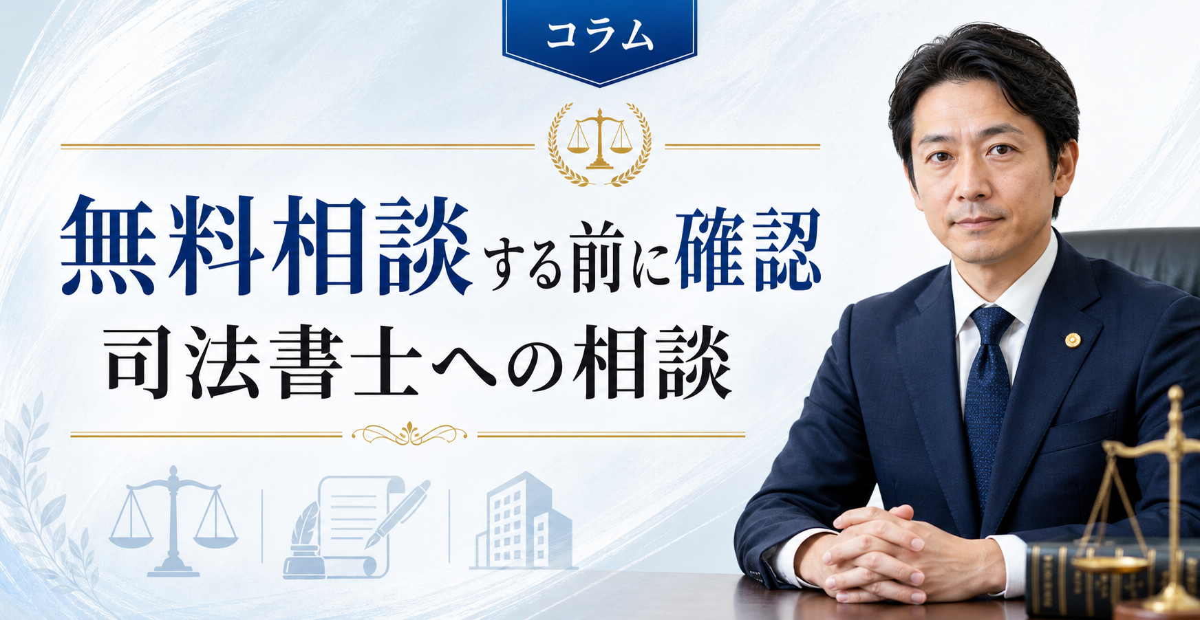 先払い買取を司法書士に無料相談する前に確認すべきこと