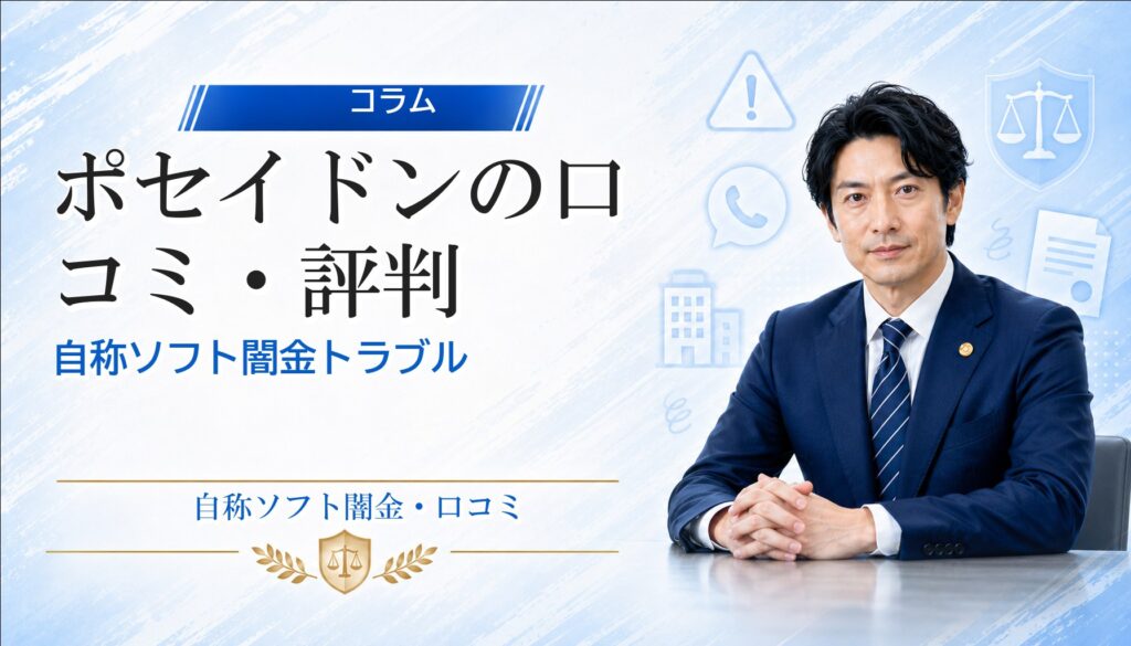 ポセイドンの口コミ・評判｜自称ソフト闇金トラブルの相談前に確認