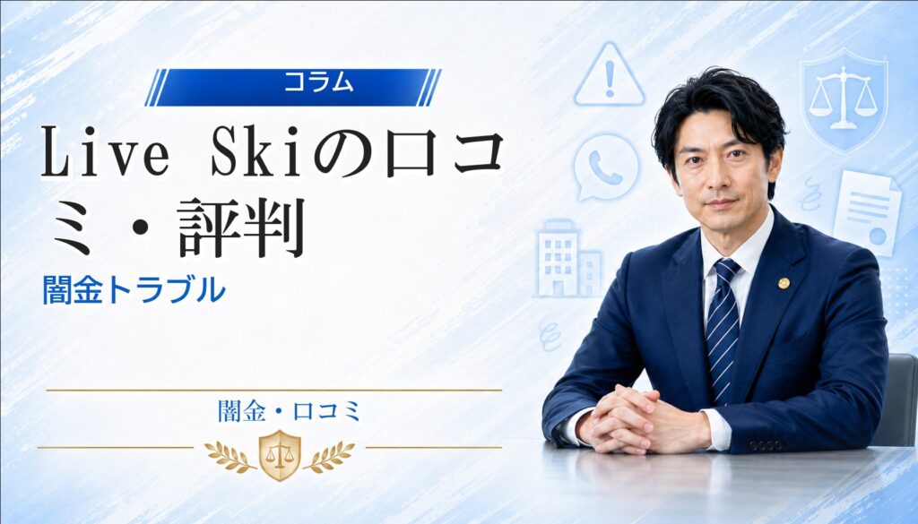 Live Ski（ライブスキ）の口コミ・評判｜闇金トラブルの相談前に確認