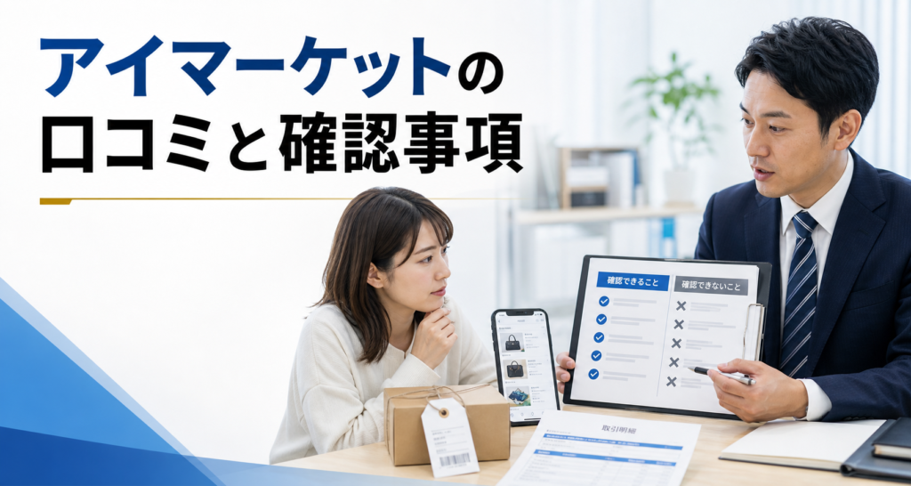 アイマーケット-i-Marketの口コミ・評判｜先払い買取・闇金の確認情報と相談前の注意点
