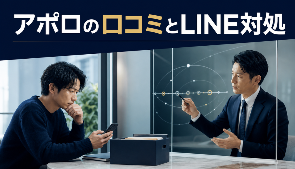 アポロの口コミ・評判｜先払い買取・闇金のLINE連絡と対処法