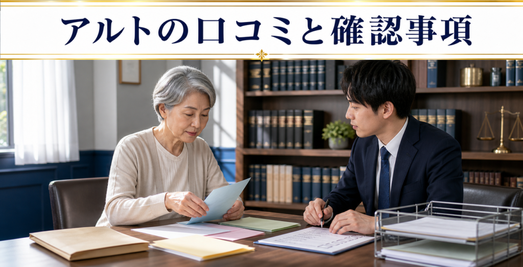 アルトの口コミ・評判｜先払い買取・闇金の確認情報と相談前の注意点