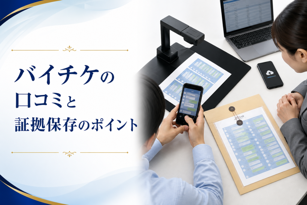 バイチケの口コミ・評判｜先払い買取・闇金のLINE連絡と対処法