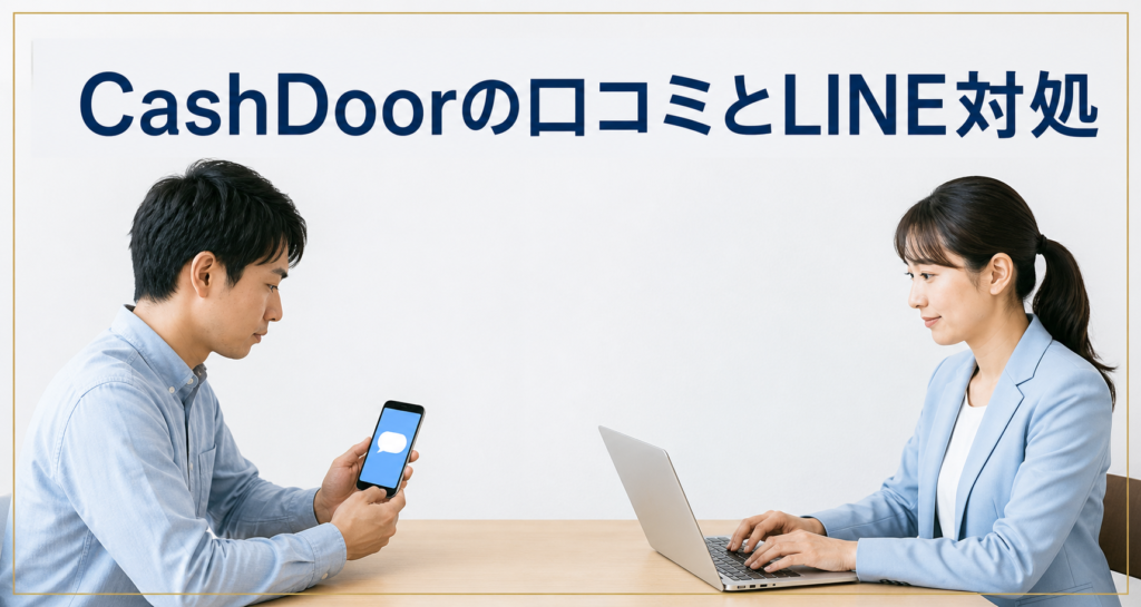 CashDoor（キャッシュドア）の口コミ・評判｜先払い買取・闇金のLINE連絡と対処法