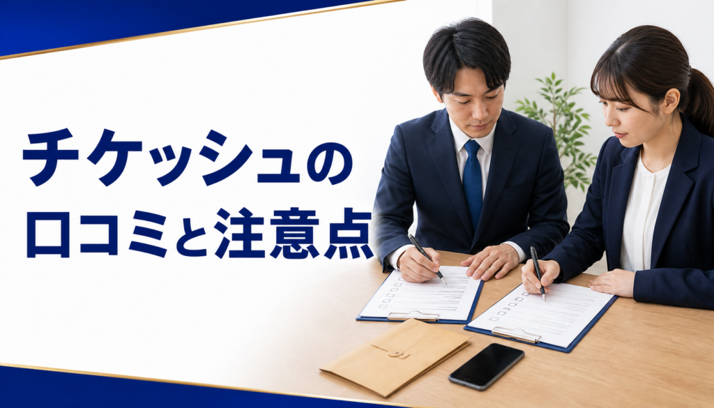 チケッシュの口コミ・評判｜先払い買取・闇金の確認情報と相談前の注意点