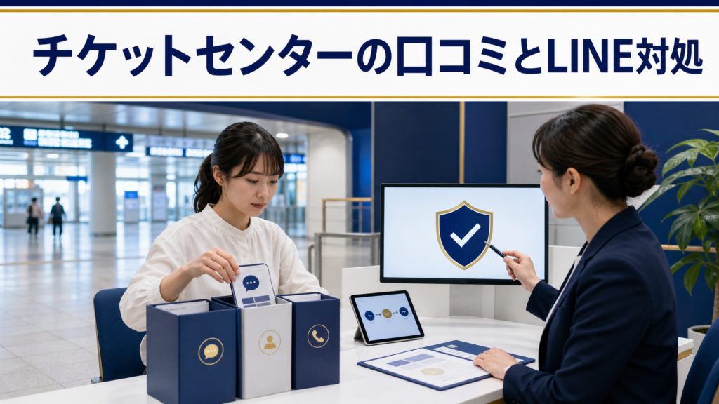 チケットセンターの口コミ・評判｜先払い買取・闇金のLINE連絡と対処法