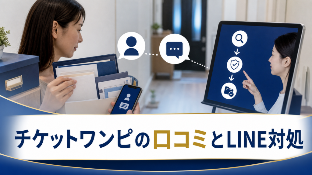 チケットワンピの口コミ・評判｜先払い買取・闇金のLINE連絡と対処法
