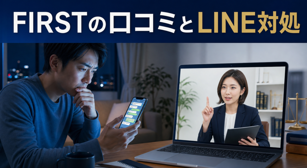 FIRST(ファースト)の口コミ・評判｜先払い買取・闇金のLINE連絡と対処法