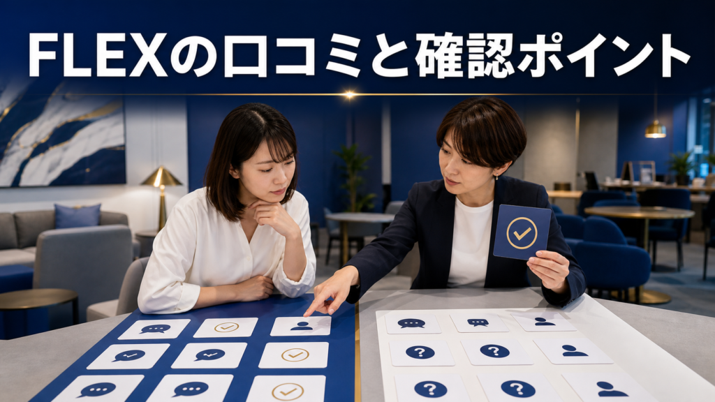 FLEX（フレックス）の口コミ・評判｜先払い買取・闇金の確認情報と相談前の注意点