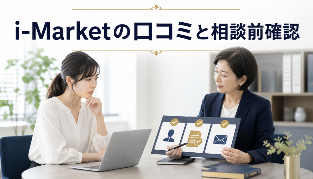 i-Market（アイマーケット）の口コミ・評判｜先払い買取・闇金の確認情報と相談前の注意点