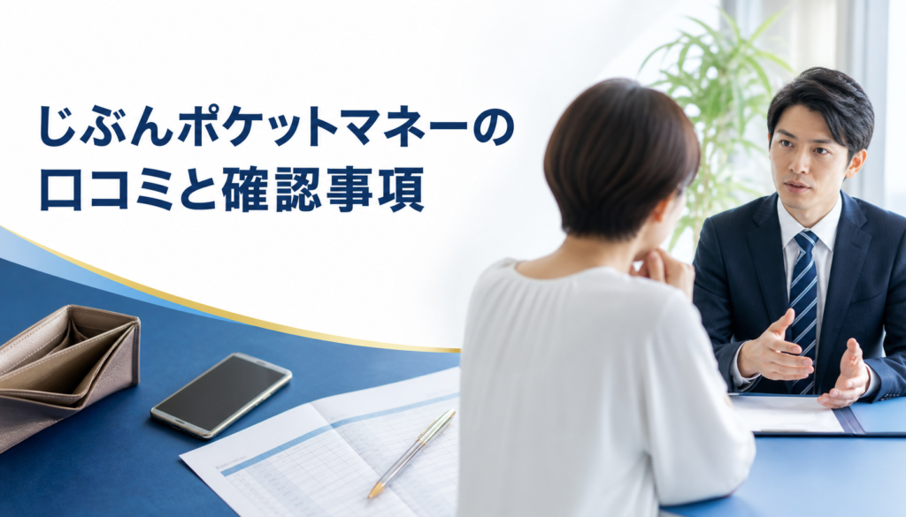 じぶんポケットマネーの口コミ・評判｜先払い買取・闇金の確認情報と相談前の注意点