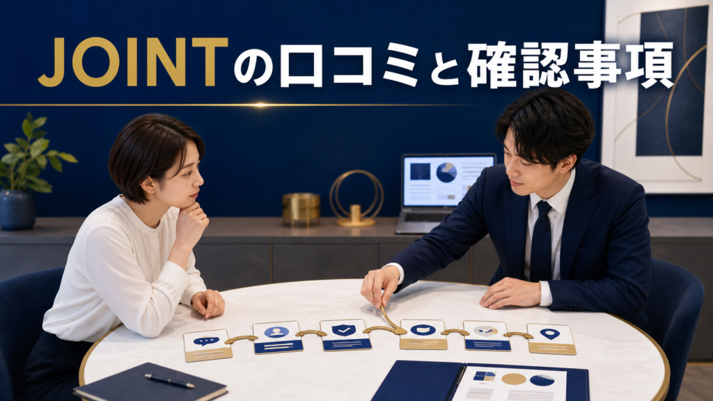 JOINT（ジョイント）の口コミ・評判｜先払い買取・闇金の確認情報と相談前の注意点
