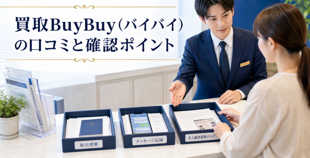 買取BuyBuy（バイバイ）の口コミ・評判｜先払い買取・闇金のLINE連絡と対処法