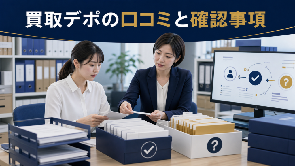 買取デポの口コミ・評判｜先払い買取・闇金の確認情報と相談前の注意点