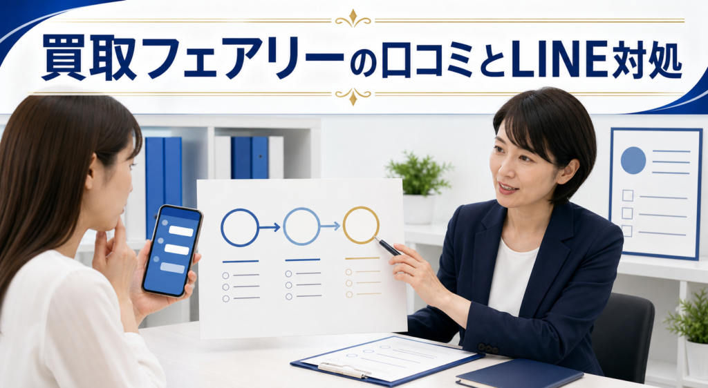 買取フェアリーの口コミ・評判｜先払い買取・闇金のLINE連絡と対処法