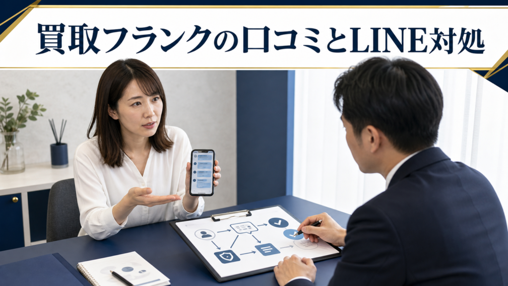 買取フランクの口コミ・評判｜先払い買取・闇金のLINE連絡と対処法