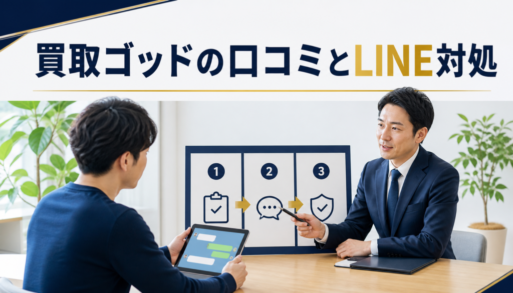 買取ゴッド（GOD）の口コミ・評判｜先払い買取・闇金のLINE連絡と対処法