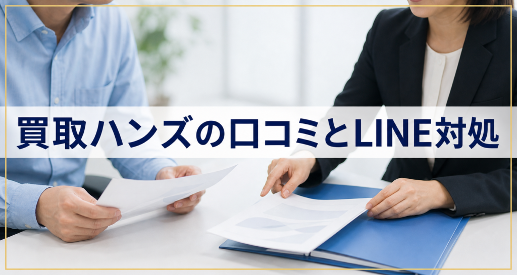 買取ハンズの口コミ・評判|先払い買取・闇金のLINE連絡と対処法