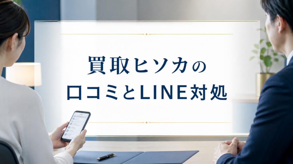 買取ヒソカの口コミ・評判｜先払い買取・闇金のLINE連絡と対処法