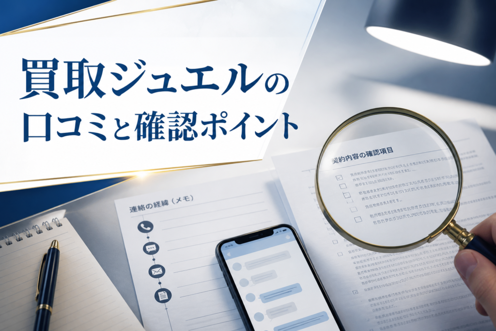 買取ジュエルの口コミ・評判｜先払い買取・闇金のLINE連絡と対処法