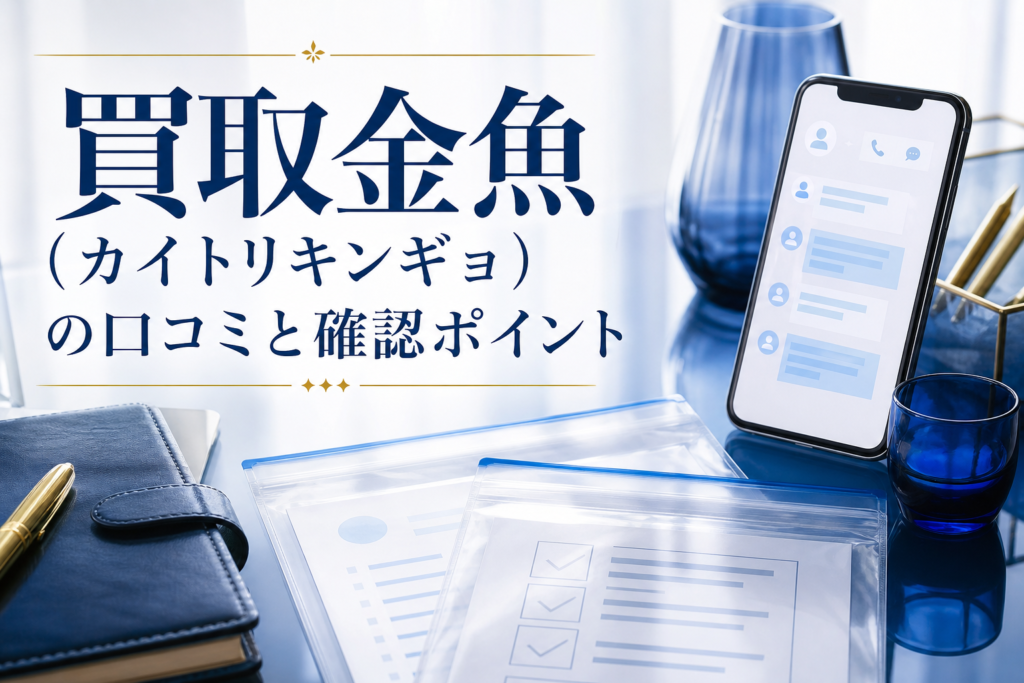 買取金魚（カイトリキンギョ）の口コミ・評判｜先払い買取・闇金のLINE連絡と対処法