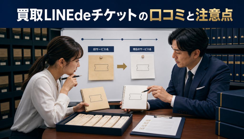 買取LINEdeチケット（ラインデチケット）旧：LINEチケット（ラインチケット）の口コミ・評判｜先払い買取・闇金の確認情報と相談前の注意点