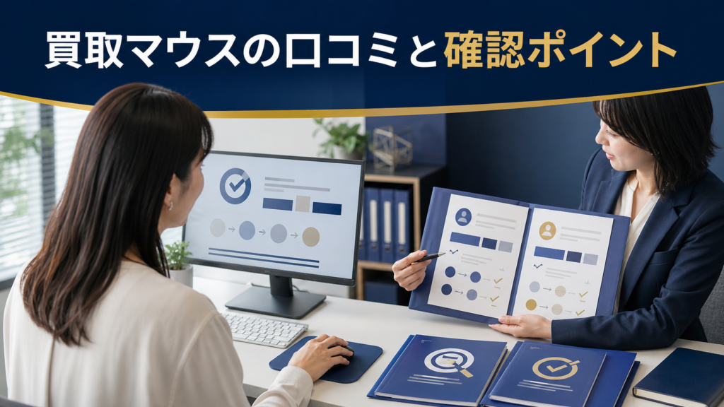 買取マウスの口コミ・評判｜先払い買取・闇金の確認情報と相談前の注意点