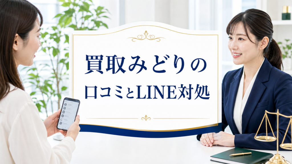 買取みどりの口コミ・評判|先払い買取・闇金のLINE連絡と対処法