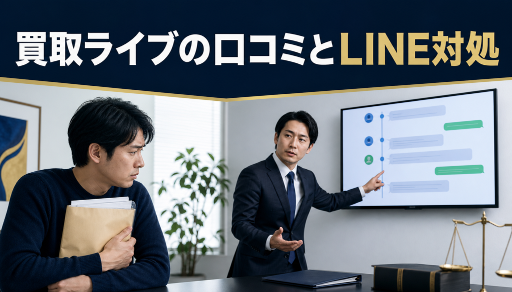 買取ライブ（LIVE）の口コミ・評判｜先払い買取・闇金のLINE連絡と対処法