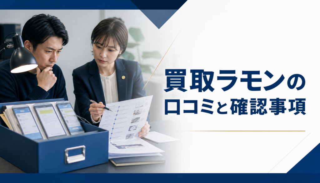 買取ラモンの口コミ・評判｜先払い買取・闇金の確認情報と相談前の注意点