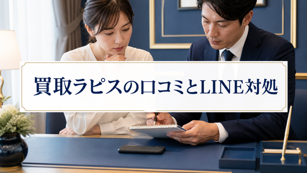 買取ラピスの口コミ・評判｜先払い買取・闇金のLINE連絡と対処法