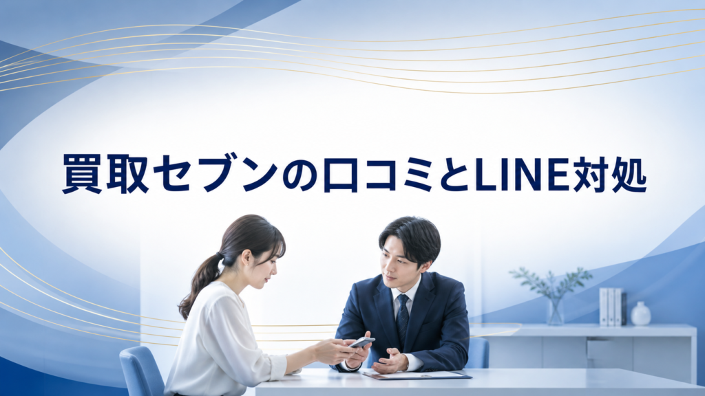 買取セブンの口コミ・評判｜先払い買取・闇金のLINE連絡と対処法