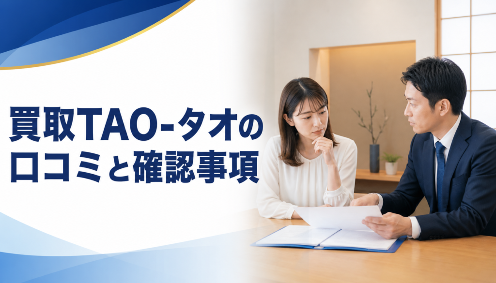 買取TAO-タオの口コミ・評判｜先払い買取・闇金の確認情報と相談前の注意点