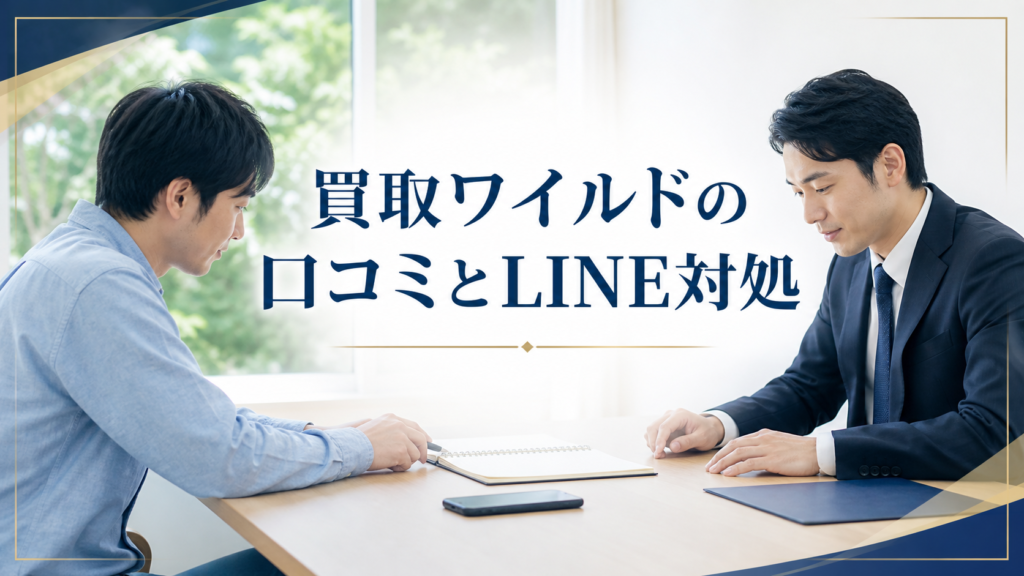 買取ワイルドの口コミ・評判｜先払い買取・闇金のLINE連絡と対処法