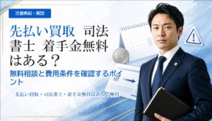 先払い買取 司法書士 着手金無料はある？無料相談と費用条件を確認するポイント