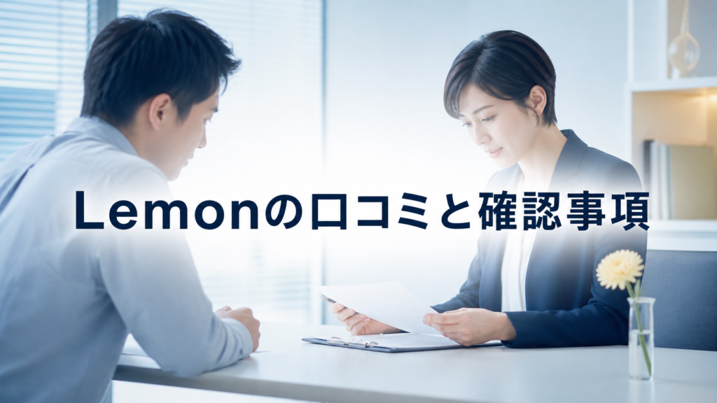 Lemon-レモンの口コミ・評判｜先払い買取・闇金の確認情報と相談前の注意点