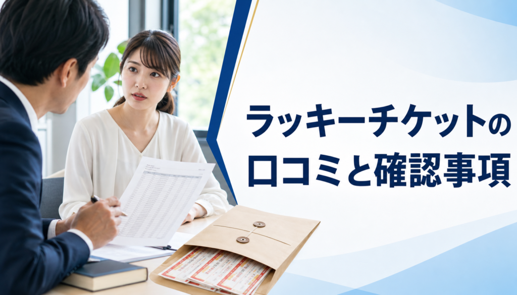 lucky ticket-ラッキーチケットの口コミ・評判｜先払い買取・闇金の確認情報と相談前の注意点