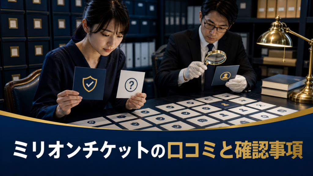 ミリオンチケットの口コミ・評判｜先払い買取・闇金の確認情報と相談前の注意点
