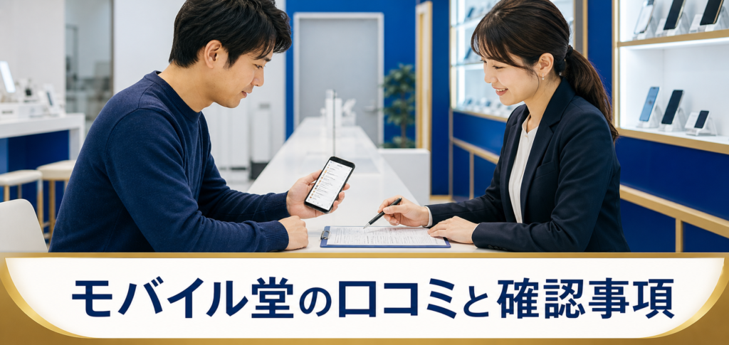 モバイル堂の口コミ・評判｜先払い買取・闇金の確認情報と相談前の注意点