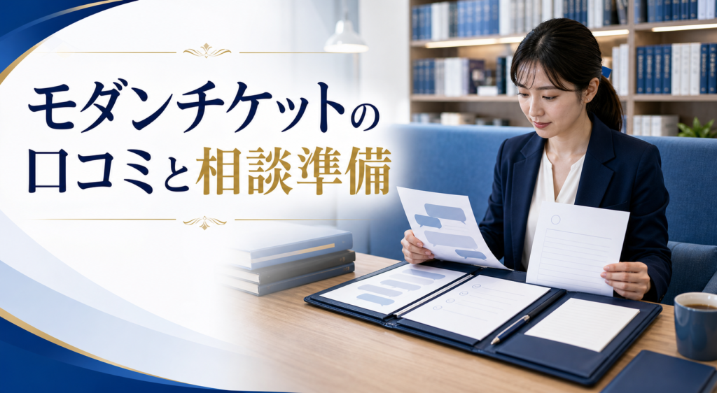 モダンチケットの口コミ・評判｜先払い買取・闇金のLINE連絡と対処法