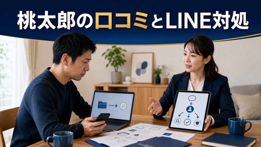 桃太郎（モモタロウ）の口コミ・評判｜先払い買取・闇金のLINE連絡と対処法
