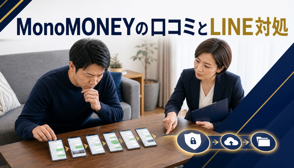 MonoMONEY(モノマネー)の口コミ・評判｜先払い買取・闇金のLINE連絡と対処法