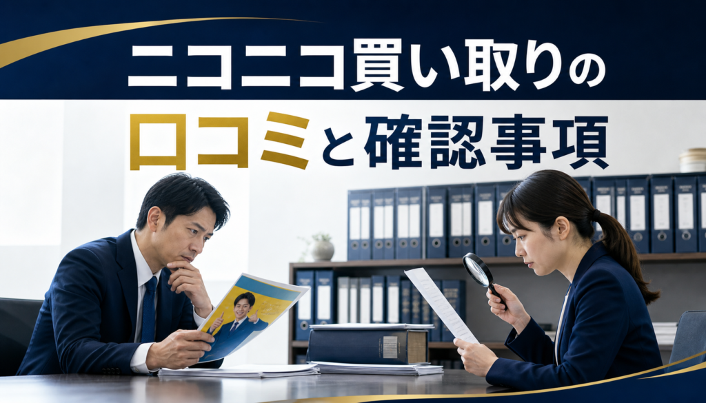 ニコニコ買い取りの口コミ・評判｜先払い買取・闇金の確認情報と相談前の注意点