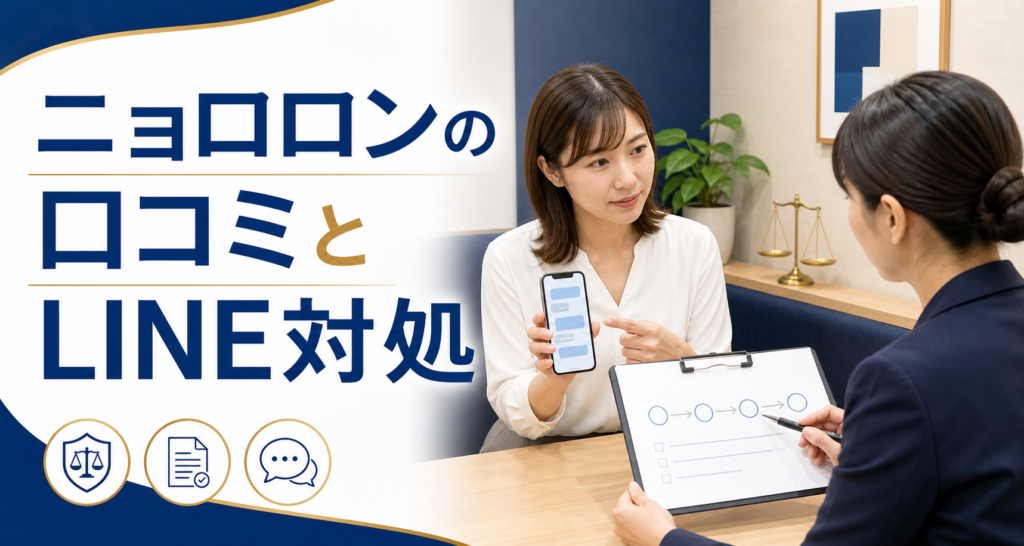ニョロロンの口コミ・評判｜先払い買取・闇金のLINE連絡と対処法