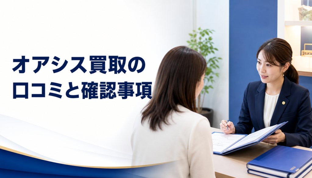 オアシス買取の口コミ・評判｜先払い買取・闇金の確認情報と相談前の注意点