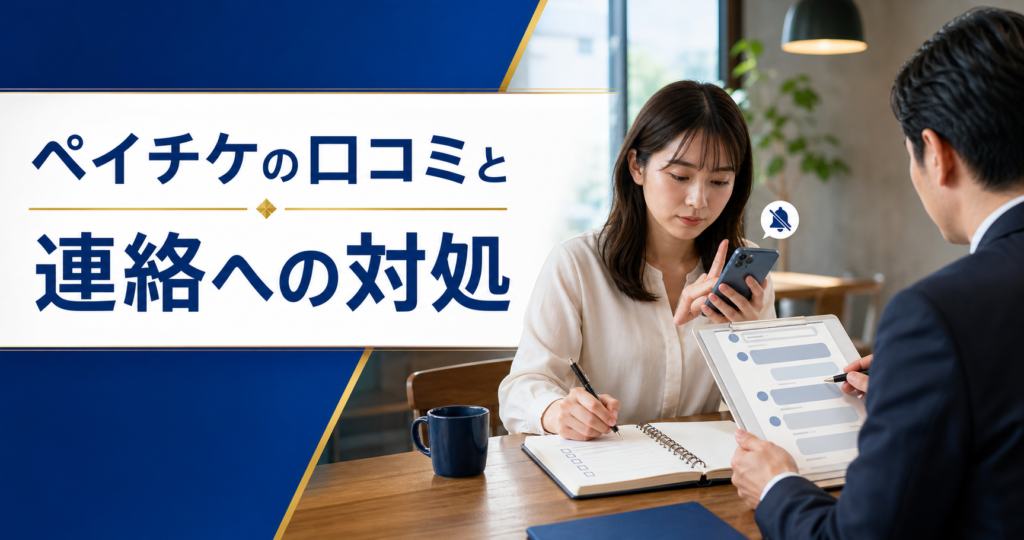 ペイチケの口コミ・評判｜先払い買取・闇金のLINE連絡と対処法