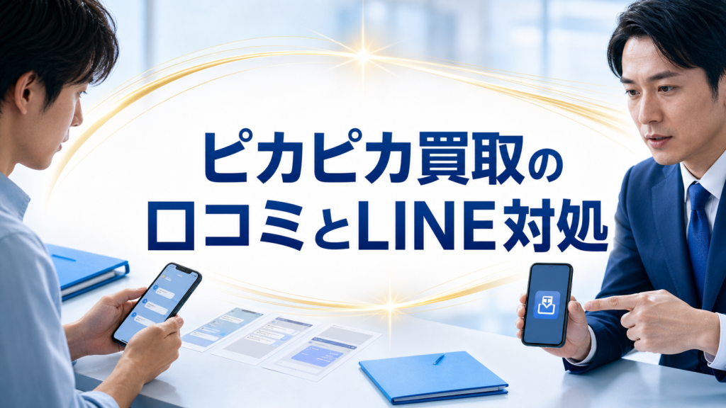 ピカピカ買取の口コミ・評判｜先払い買取・闇金のLINE連絡と対処法