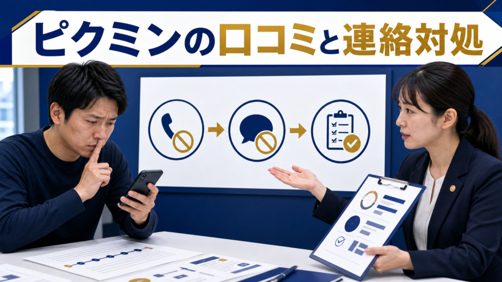 ピクミンの口コミ・評判｜先払い買取・闇金のLINE連絡と対処法